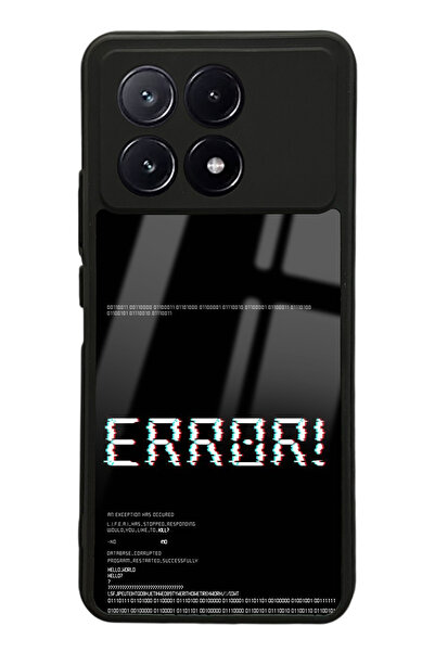 Spoyi Xiaomi Poco X6 Pro Error Tasarımlı Glossy Telefon Kılıfı
