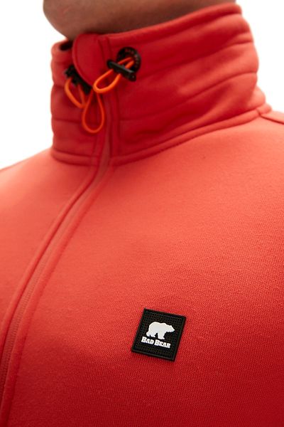 Bad Bear More Bear Full-zip Hoodie Ginger Cinnamon Zippered Men's Sweatshirt