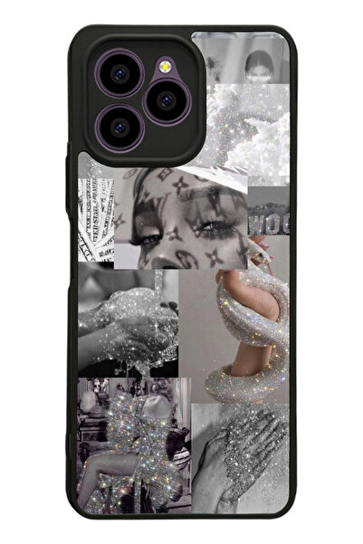 Spoyi Omix X6 Glossy Phone Case with Silver Sticker Design