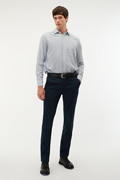 Mudo بنطال تشينو منسوج بقصة ضيقة