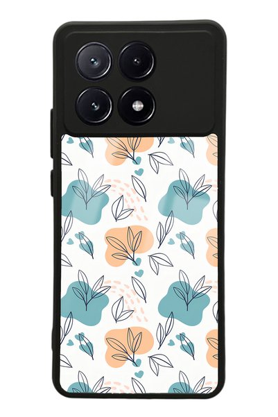 Spoyi Xiaomi Poco X6 Pro Glossy Phone Case with Tiny Leaves Design