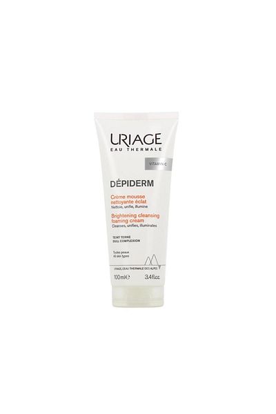 Uriage Depiderm Brightening Cleansing Foam Mit Stabilisiertem Vitamin C Und Niacinamid 100 ml