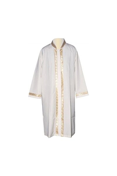 BERAT Cübbe, Prayer Robe, Imam Robe, Cream Color, Size 4, Prayer Clothing, Coated Cübbe