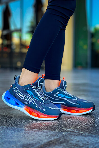 LUXEON Pantofi de damă, cu șireturi, cu talpă transparentă, ortopedică, foarte confortabilă, ușoară, pantofi sport eleganti pentru mers zilnic