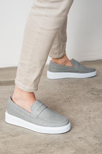 L.A Polo Men's Daily Ice White Color Loafer Shoes