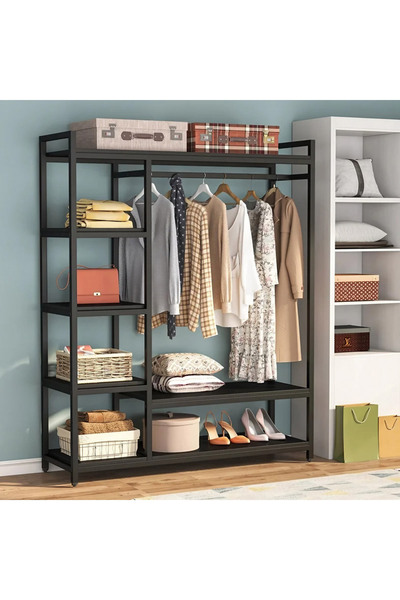 Deconode Metro Açık Metal Gardırop - Elbise Askısı