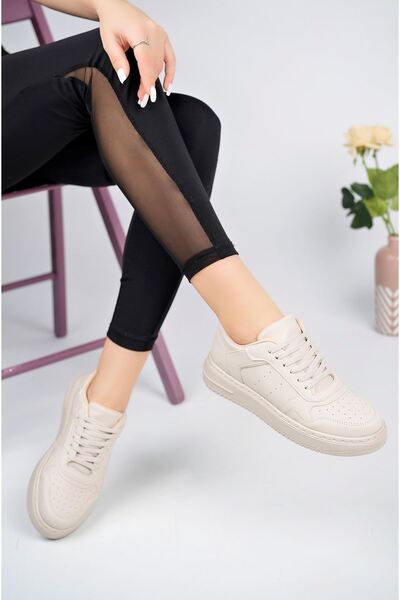 Aymer Alçak Taban Mekval Dikişli Vizon Spor Ayakkabı