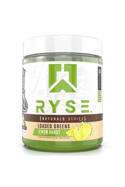 RYSE Loaded Greens, Lemon Burst, 30
