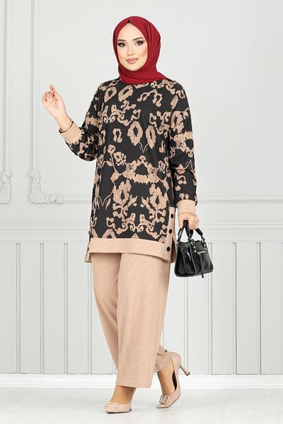 ModaMerve طقم إكسسوار أسود - أزرار، 1709LNA1042-M