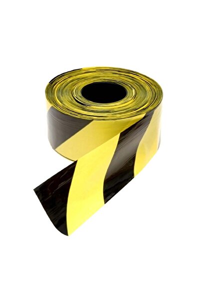 İleri Trafik Emniyet Şeridi Sarı-Siyah 500 m, İkaz Bandı, Güvenlik Şeridi