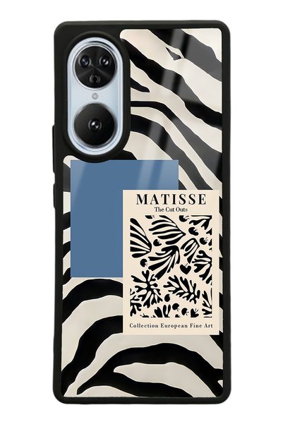 Spoyi غلاف هاتف لامع بتصميم Reeder S19 Max Pro S Edge Zebra Matiss