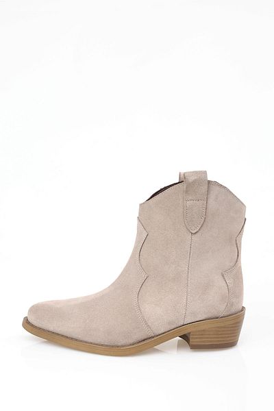 5in1Canpolat Μπεζ Western Boots 122601