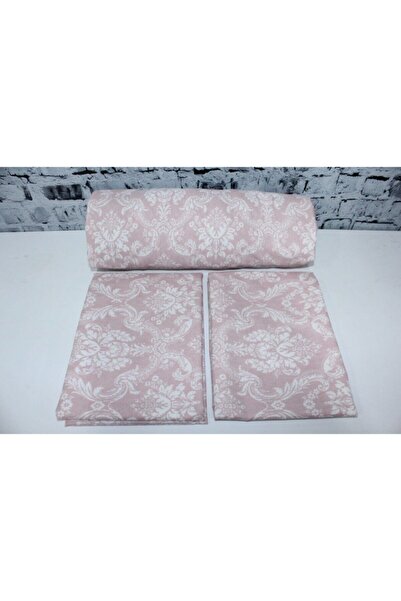 Garden Home Ranforce Fitted Sheet Set (Powder)