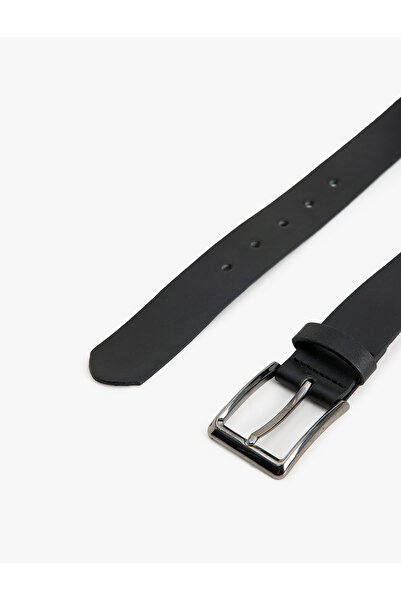 Koton Geometrický pásek z umělé kůže