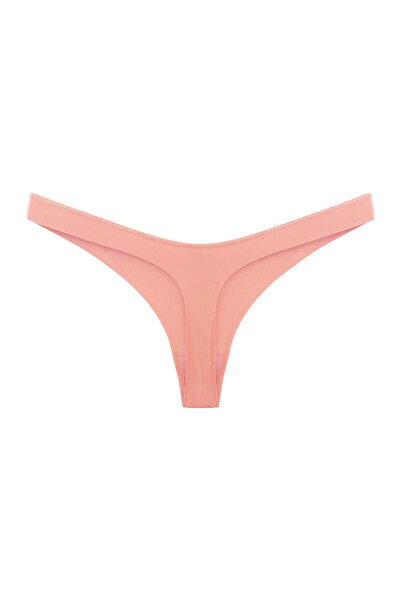 Laserias Kadın Dikişsiz Lazer Kesim Tanga Pembe