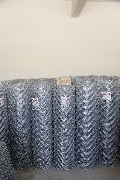 ÖR-AS TEL ÖRGÜ & PANEL ÇİT SİSTEMLERİ 7x7 Göz-2.2mm-( 120'lik - 20 Mt ) - Gal...