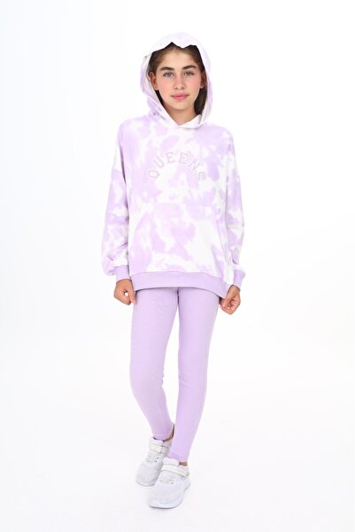 Toontoy Girl's Tie-Dye Patterned Tights Set