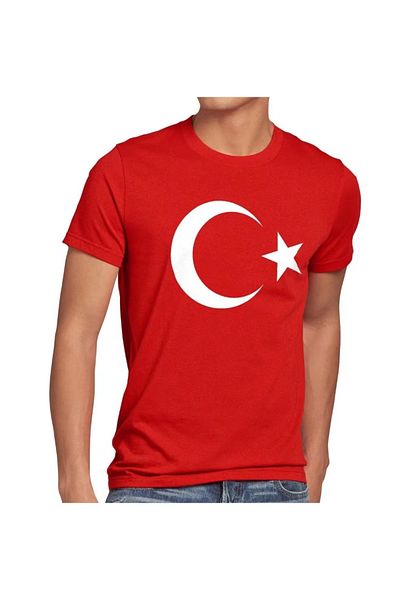 GYES Unisex Turkish Flag T-Shirt Comfortable Fit