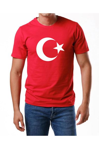 GYES Unisex Turkish Flag T-Shirt Comfortable Fit