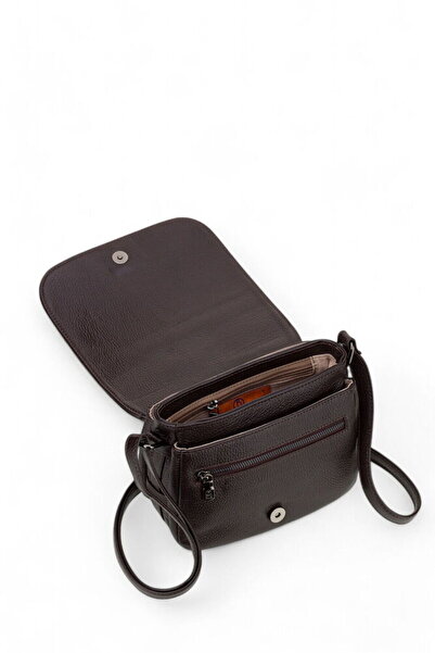 Bilik Deri Καφέ γυναικεία τσάντα χιαστί BLM 622