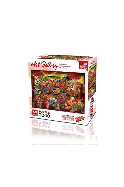 Ks Games Market Stall 3000 Piece Puzzle