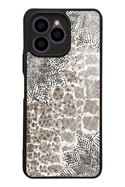 Spoyi Omix X6 Taşlı Yaprak Tasarımlı Glossy Telefon Kılıfı