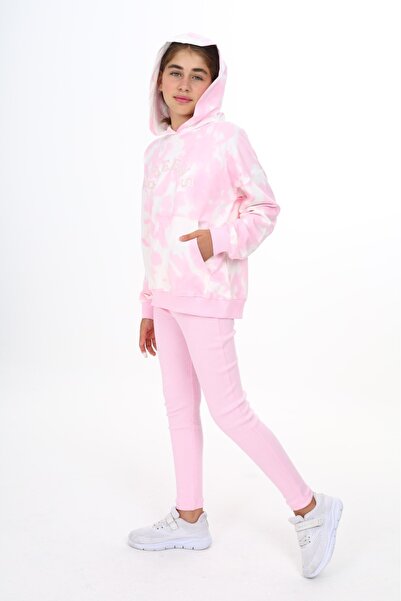 Toontoy Girl's Tie-Dye Patterned Tights Set