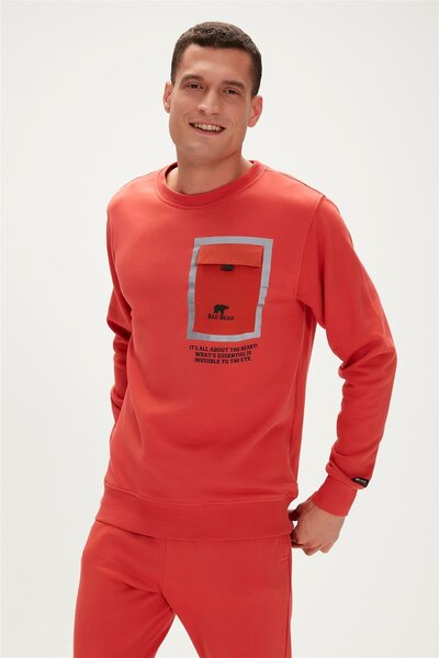 Bad Bear Reflect Crewneck Ginger Cinnamon Men's Sweatshirt