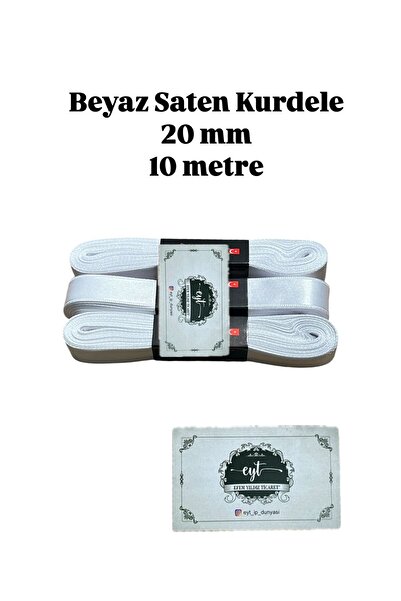 Yıldız Ticaret 10 Meters Wide 2 cm Ribbon - Rich Color Assorted Satin