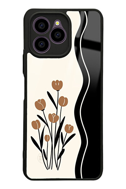 Spoyi Omix X6 Çiçek Motif Tasarımlı Glossy Telefon Kılıfı