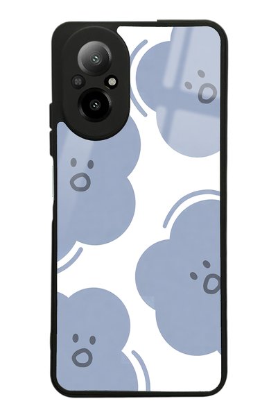 Spoyi Oppo Realme 12 Lite Cloud Face Design Glossy Phone Case