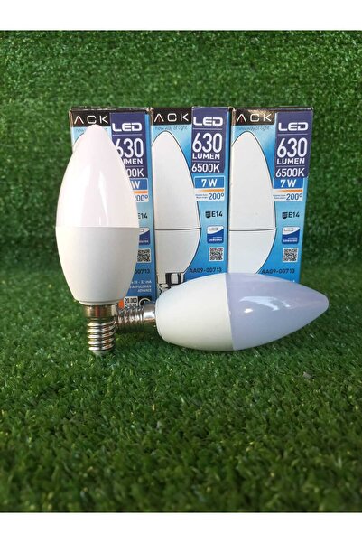 ACK 7w E14 6500k Beyaz Mum Led Ampul