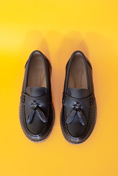 Aymer Püsküllü Ortapedik Termo Taban Erkek Çocuk Ayakkabı