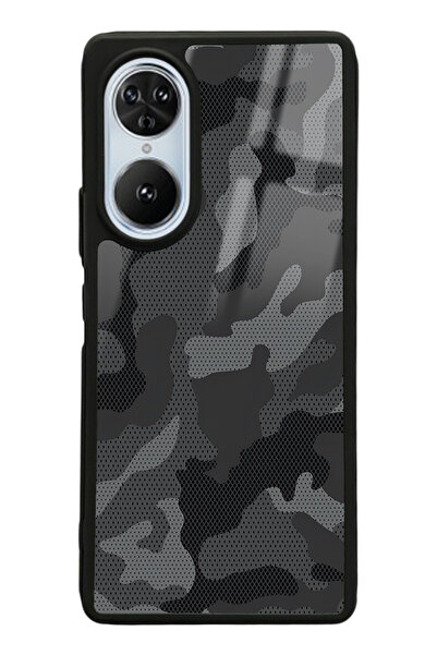 Spoyi غلاف هاتف لامع بتصميم مموه باللون الأسود لهاتف Reeder S19 Max Pro S Edge