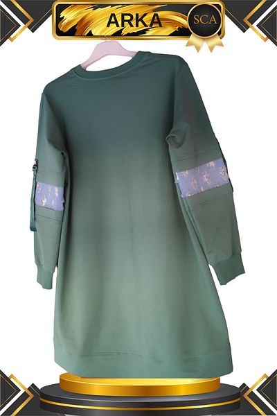 SCA Premium Tunic with Jeans Detail on the Sleeves