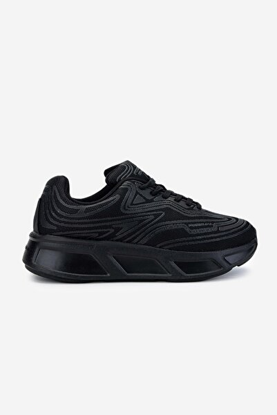 Valmenti Pantofi și pantofi sport negri din material textil pentru femei FESSURA