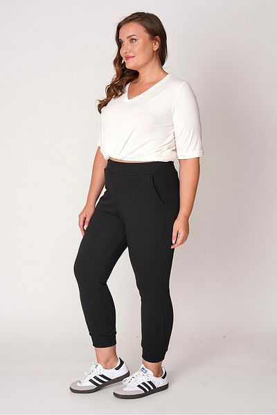 Büyük Moda PANTALONI JOGGER DE BUMBAC DE BAZĂ