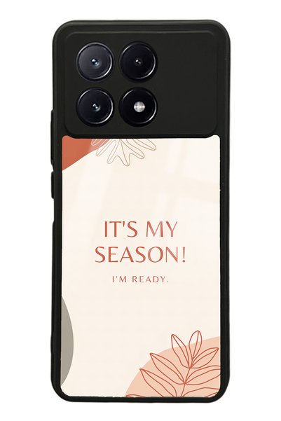 Spoyi حافظة هاتف لامعة بتصميم موسمي لهاتف Xiaomi Poco X6 Pro