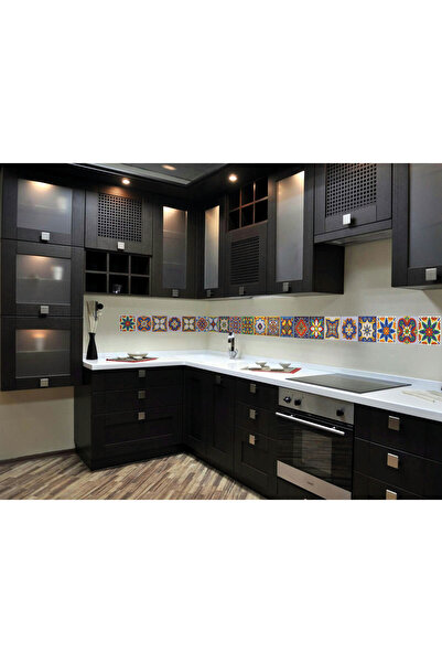 TİNK Kendinden Yapışkanlı Karnaval Desenli Pvc Karo 15x15 Cm 10'lu Paket