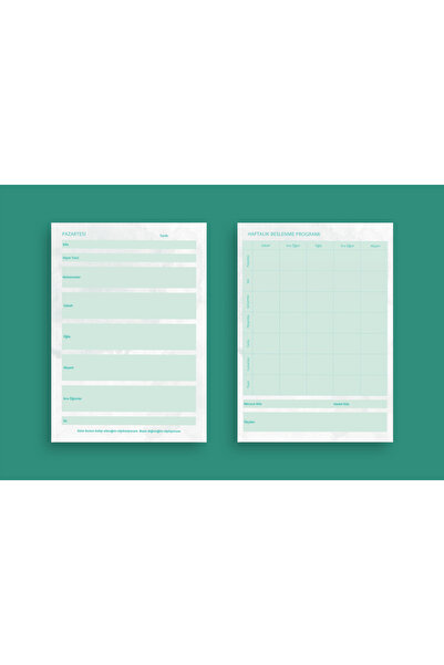 Store Hardcover Check Pluck Notebook for Diet Nutrition Schedule