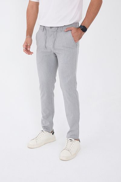 BROCARD Men's Winter Jogger Slimfit Waist Half Elastic Fabric Trousers