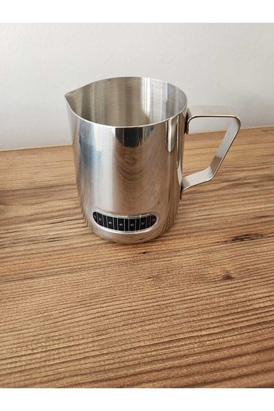 ALOHA Emir Graduated Milk Pot 600 ml (Stainless Steel)