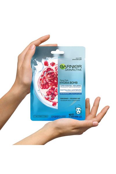 Garnier SkinActive Pomegranate Hydrating Face Tissue Mask for Dehydrated skin 32g