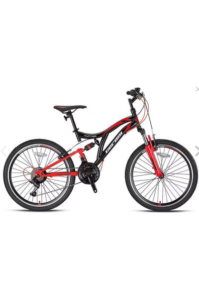 Geroni HUNTER - 26" MTB - 21 VİTES - V.B. - SİYAH-KIRMIZI/BEYAZ
