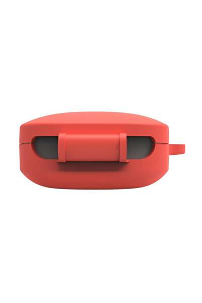Microsonic Xiaomi Redmi Buds 6 Active Kılıf Askılı Mat Silikon Kırmızı
