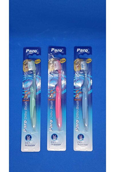 Paro 748 Ortodontik Diş Fırçası Ortho Brush Child V Kesimli Modern Tasarım Yüksek Kalite (ÇOCUKLAR IÇİN)