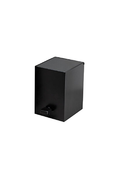 Genel Markalar Pedallı Kare Çöp Kovası 3 Lt Siyah 262X245X180 Mm