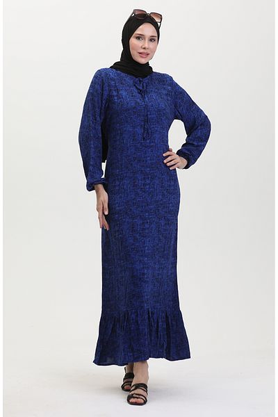 sefamerve Μακρυμάνικο φόρεμα Saks Viscose - 6677-02