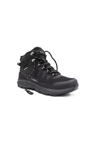 M.P. M.p Premium 242-1800 - Unisex Μαύρες αδιάβροχες μπότες με κορδόνια με ελαφριά σόλα