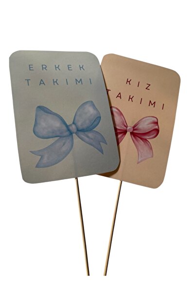 baby shower kız erkek takımı kartı